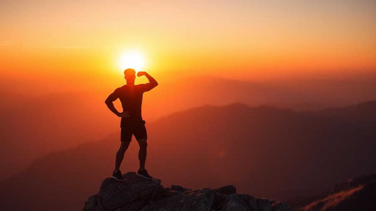 Man at peak physical vitality — the goal of the Peak State supplement